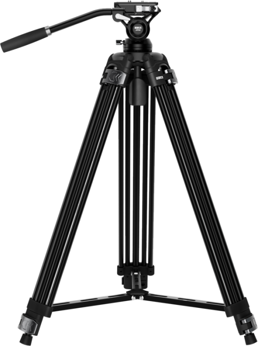 Sirui Video Tripod Kit EL-VT01 – kit trepied video aluminiu cu cap fluid bol 75mm side-loading quick release [3]