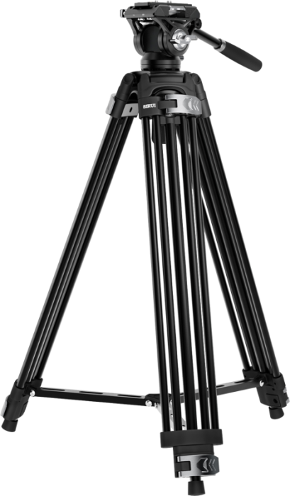 Sirui Video Tripod Kit EL-VT01 – kit trepied video aluminiu cu cap fluid bol 75mm side-loading quick release [2]