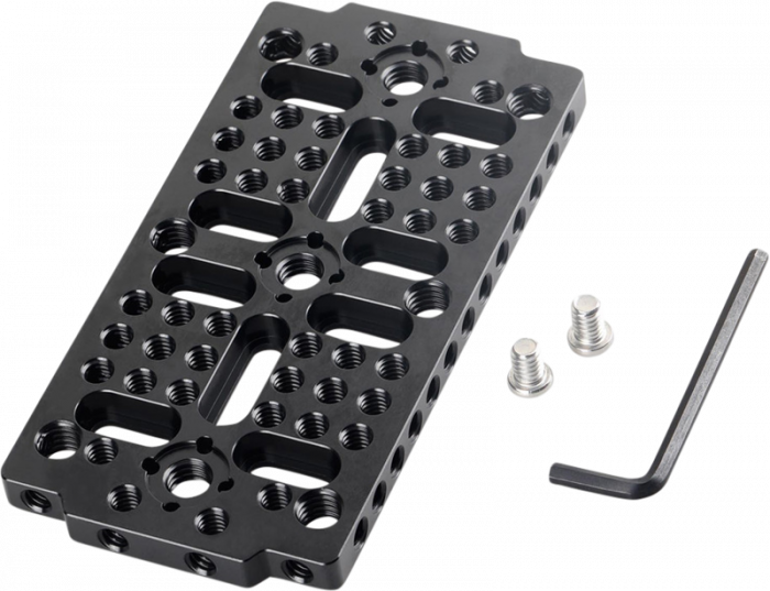 SmallRig 1681 Multi-purpose Cheese Plate - Placa de prindere pe partea superioara a camerei Blackmagic URSA Mini [7]