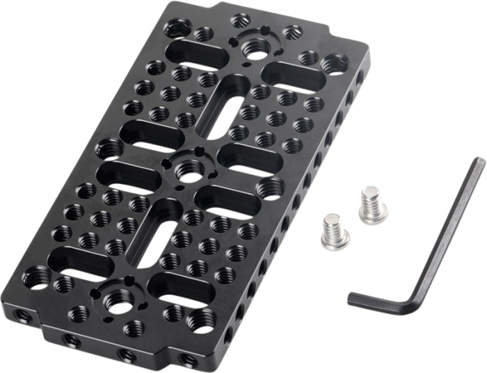 SmallRig 1681 Multi-purpose Cheese Plate - Placa de prindere pe partea superioara a camerei Blackmagic URSA Mini [12]