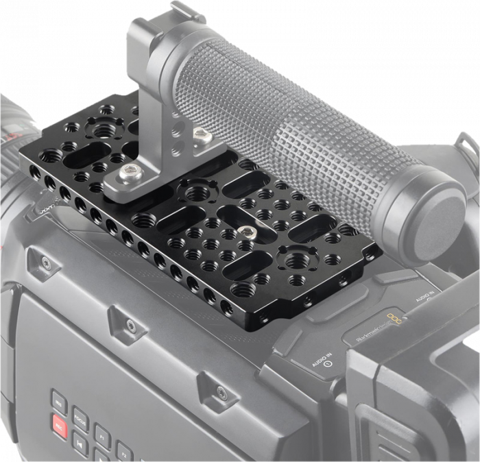 SmallRig 1681 Multi-purpose Cheese Plate - Placa de prindere pe partea superioara a camerei Blackmagic URSA Mini [5]