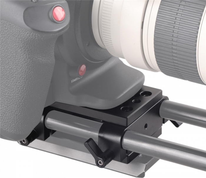 SmallRig 1798 Baseplate w/ Dual 15mm Rod Clamp - Placa de prindere cu cleme pentru slider [5]