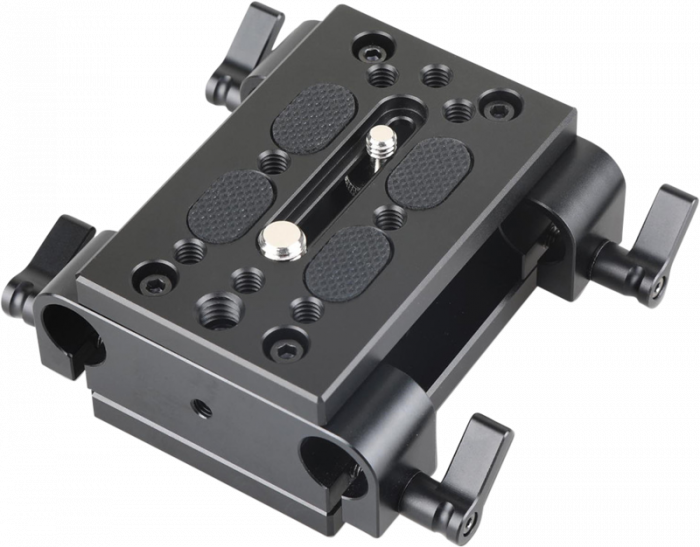 SmallRig 1798 Baseplate w/ Dual 15mm Rod Clamp - Placa de prindere cu cleme pentru slider [6]