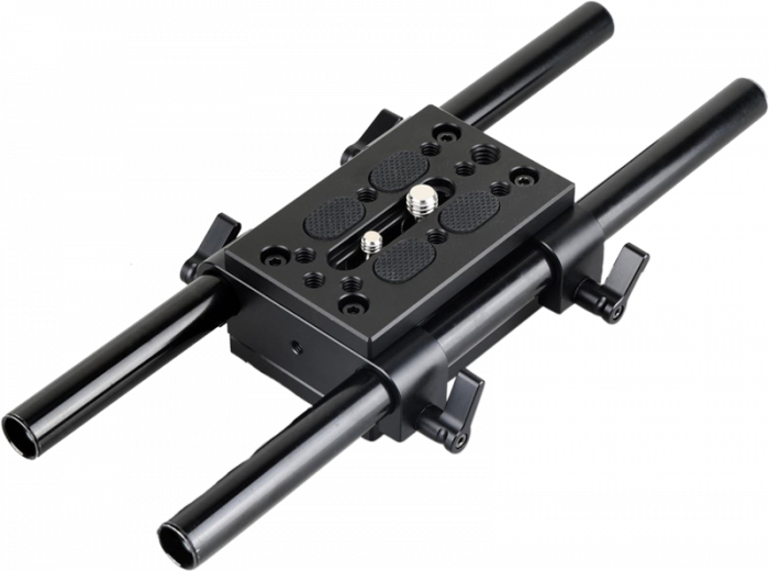 SmallRig 1798 Baseplate w/ Dual 15mm Rod Clamp - Placa de prindere cu cleme pentru slider [4]
