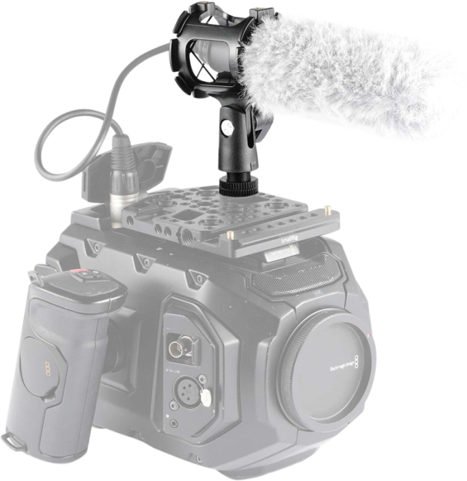 SmallRig 1859 Univ Mic Shock Mount Adpt - Holder microfon cu amortizor antisocuri si prindere pe patina [15]