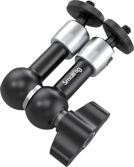 SmallRig 2065 Articulating Arm 5.5 inch - Braț articulat 14cm pentru monitor, lumini și accesorii cameră, două capete ball head cu șurub 1/4"-20, sarcină maximă 1.5k [50]
