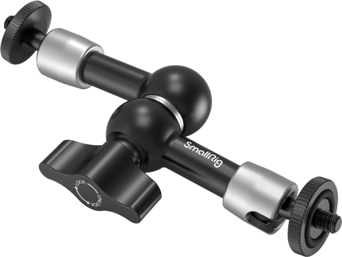 SmallRig 2065 Articulating Arm 5.5 inch - Braț articulat 14cm pentru monitor, lumini și accesorii cameră, două capete ball head cu șurub 1/4"-20, sarcină maximă 1.5k [49]