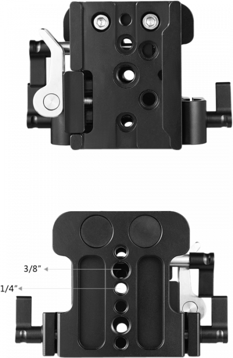 SmallRig 2092 Univ. 15mm Rail Support Baseplate - Placa de prindere pentru sina [10]