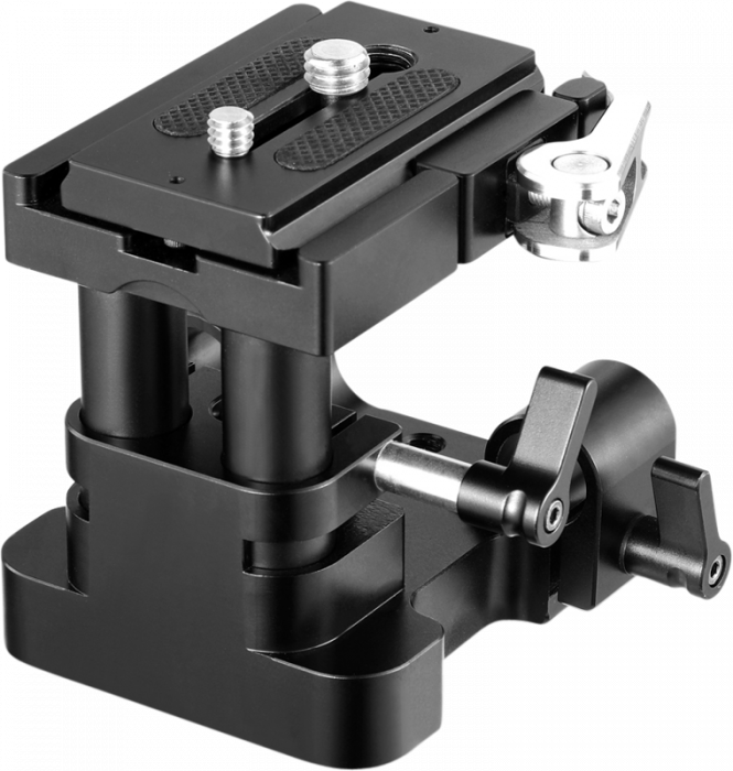 SmallRig 2092 Univ. 15mm Rail Support Baseplate - Placa de prindere pentru sina [3]