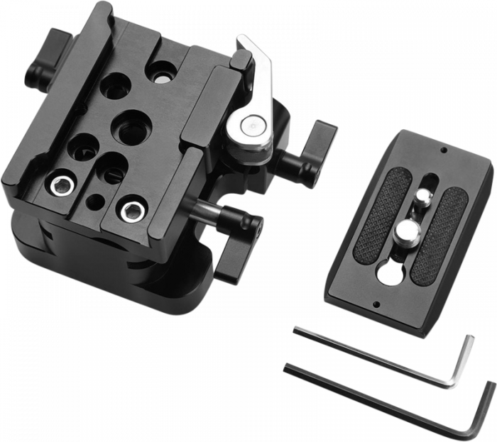SmallRig 2092 Univ. 15mm Rail Support Baseplate - Placa de prindere pentru sina [4]