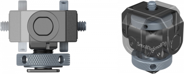 SmallRig  3809 Monitor Mount Lite with Cold Shoe - Adaptor pentru monitor cu patina pentru blitz [5]