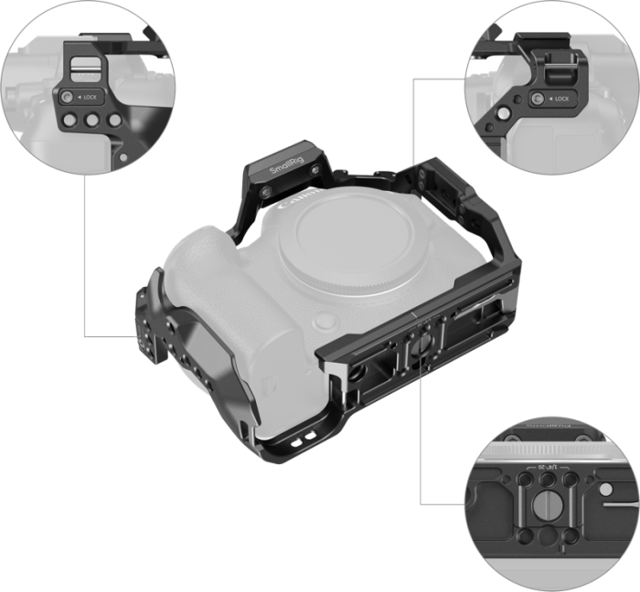 SmallRig 4159 Cage pentru Canon EOS R6 Mark II SmallRig 4159 Cage pentru Canon EOS R6 Mark II SmallRig Canon [17]