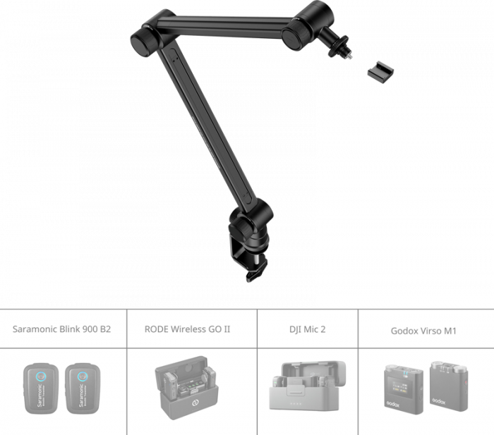 Smallrig 4303 Microphone Boom Arm Desk Mount - Brat de tip boom pentru microfon de studio [7]