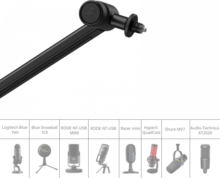 Smallrig 4303 Microphone Boom Arm Desk Mount - Brat de tip boom pentru microfon de studio [6]