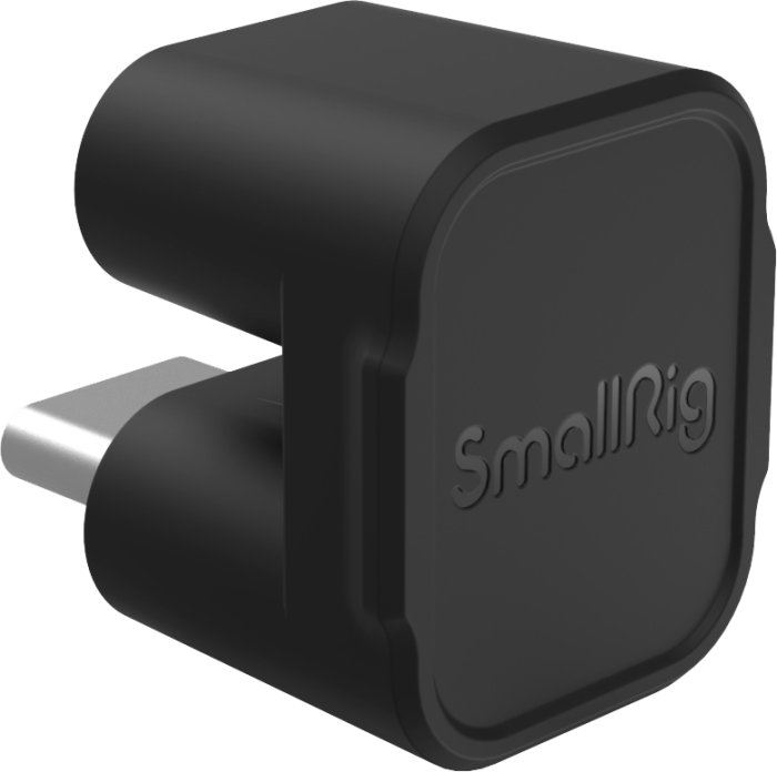 SmallRig 4406 Audio Single Adapter Type-C to Type-C – adaptor semnal audio USB-C (Type-C) la USB-C (Type-C), design angular 90° [58]