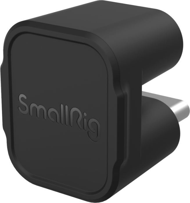 SmallRig 4406 Audio Single Adapter Type-C to Type-C – adaptor semnal audio USB-C (Type-C) la USB-C (Type-C), design angular 90° [52]