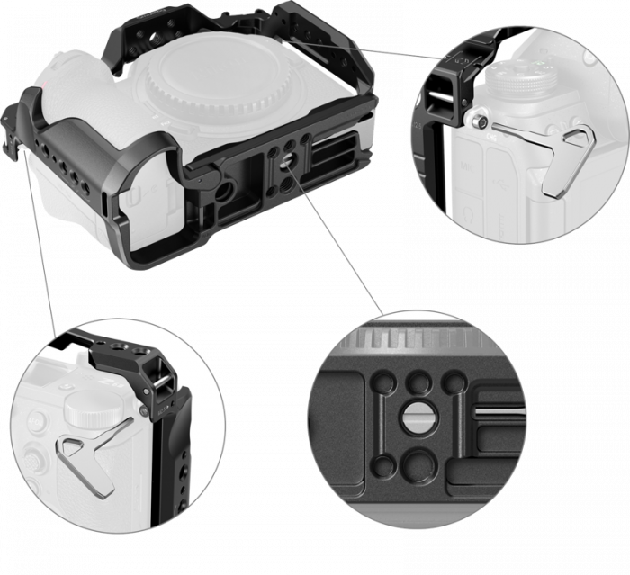 SmallRig Camera Cage - Cușcă SmallRig 4524 pentru Nikon Z 6III cu mâner vertical MB-N14 [3]