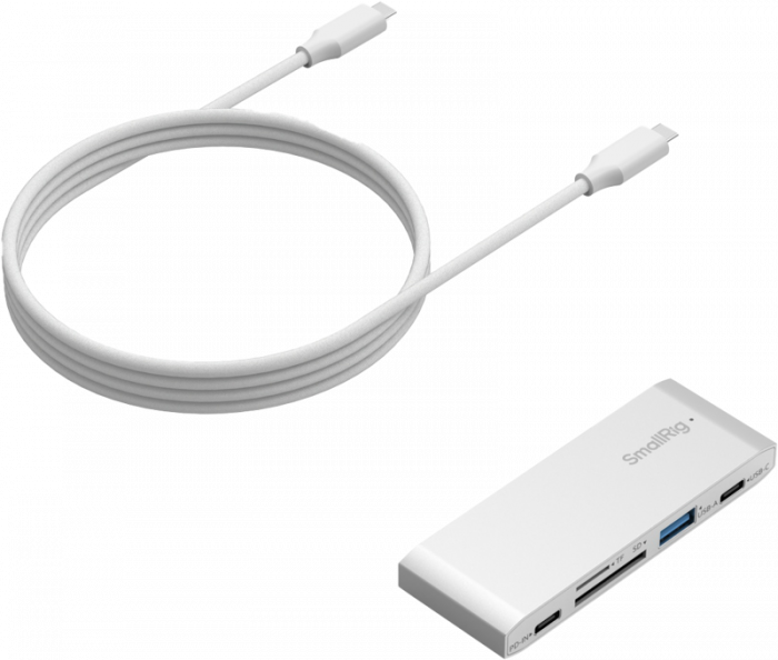 SmallRig 4746 5-in-1 Memory Card Reader for Travel Photography - Cititor de carduri de memorie 5 in 1  pentru fotografia de călătorie [2]