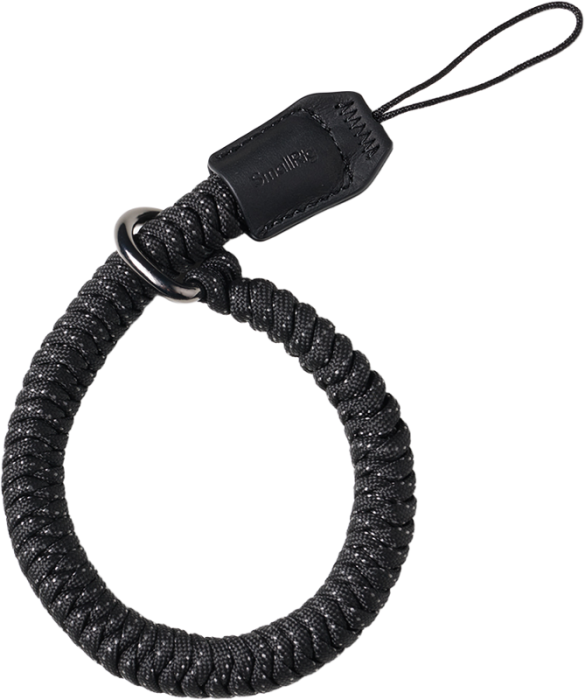 smallrig-4881-cureamanca-impletita-neagra.jpg  ( Curea de mână împletită SmallRig 4881 neagră, din nylon și piele, montată pe cameră mirrorless) [54]