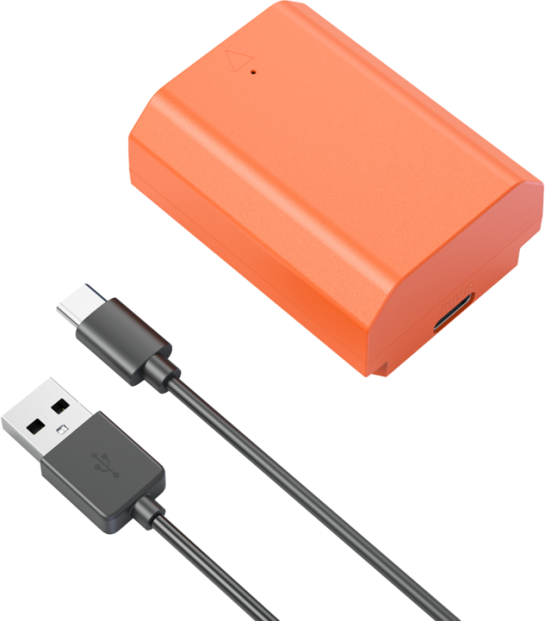SmallRig 4969 NP-FZ100 USB-C Rechargeable Camera Battery Orange [36]