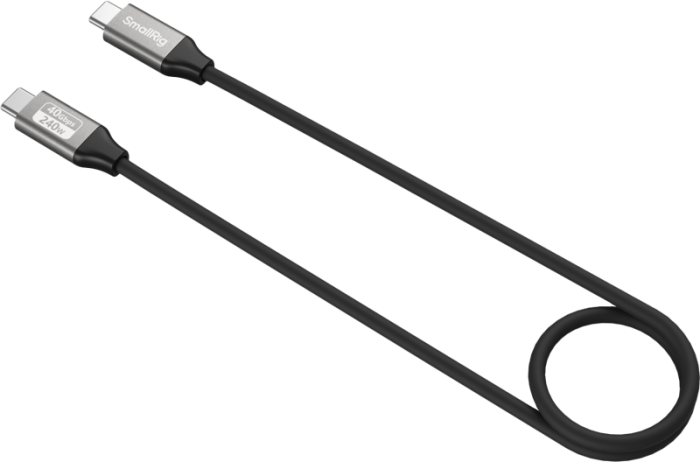 SmallRig 5074 USB-C Data Cable (Straight to Straight, 60cm (40Gbps + 240W + 8K) - Cablu USB-C la USB-C 60cm [3]