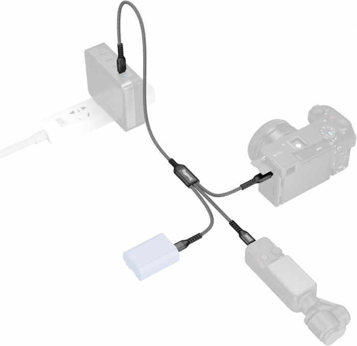 SmallRig 5079 USB-C Power Cable 3-in-1 - Cablu USB-C 3-in-1 [3]