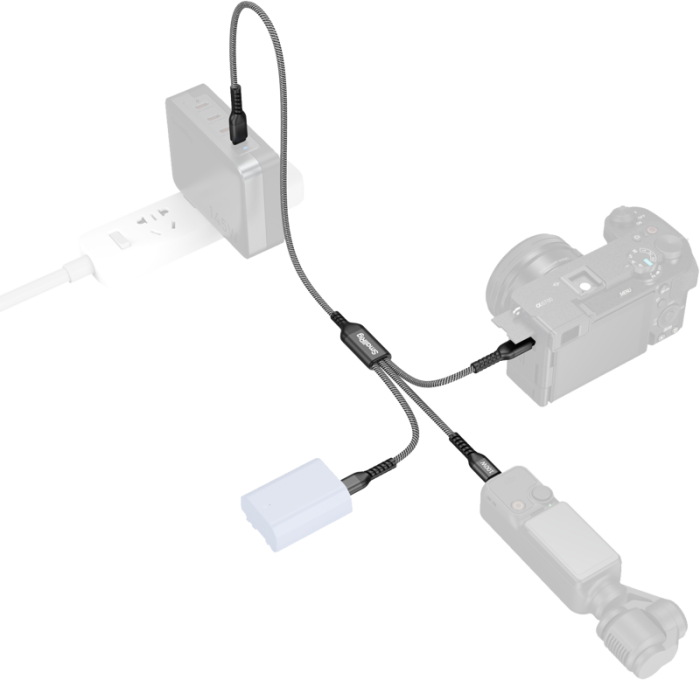 SmallRig 5079 USB-C Power Cable 3-in-1 - Cablu USB-C 3-in-1 [8]