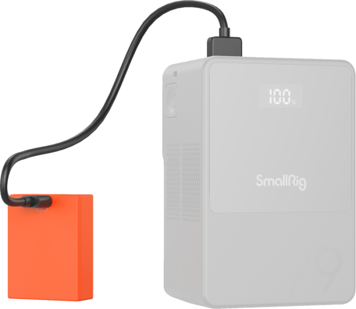 SmallRig 5088 USB-C Rechargeable Camera Battery NP-W126S  Orange - Baterie reincarcabila pentru camere Fuji ce folosesc baterii NP-W126S [35]