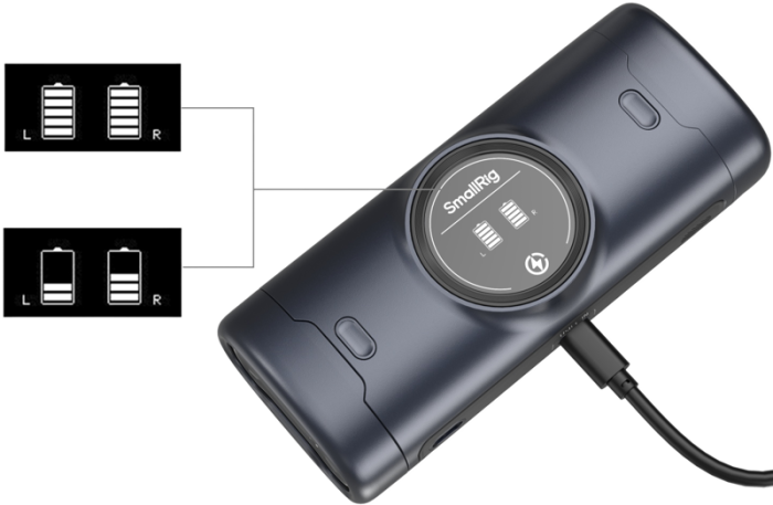 SmallRig 5106 Portable Charger Case pentru NP-FZ100 Camera Batteries [9]