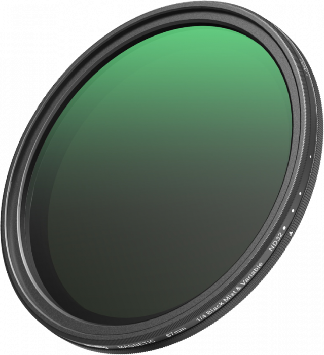 SmallRig 5170 Attachable 67mm VND Filter ND2-ND32 (1-5 Stop) & 1/4 Effect Black Mist Filter - SmallRig 5170 Filtru VND atașabil 67mm ND2-ND32 (1-5 Stop) și filtru de ceață neagră cu efect 1/4 [2]