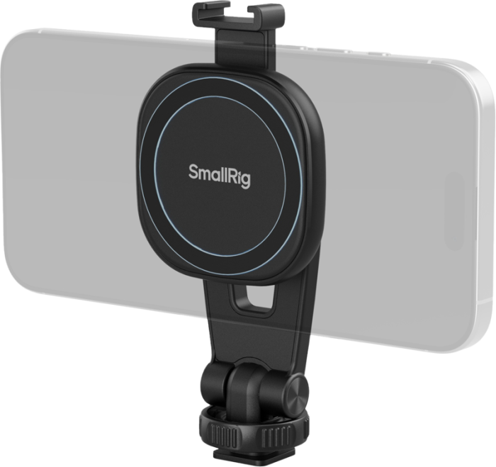 SmallRig 5283 AC-10 Attachable Phone Clamp with Cold Shoe Mount - Clemă de telefon atașabilă cu montare pe patina de blitz [33]