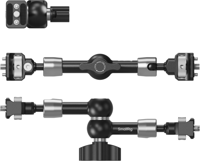 SmallRig 5308 Magic Arm Support 7" -  Braț magic de 7 inchi pentru dispozitive prevazute cu orificii anti-twist [45]