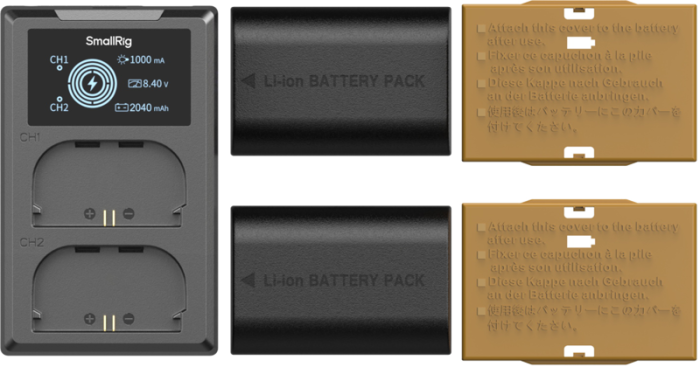 SmallRig 5409 Kit Baterie tip Replace si Incarcator pentru Canon LP-E6P [20]