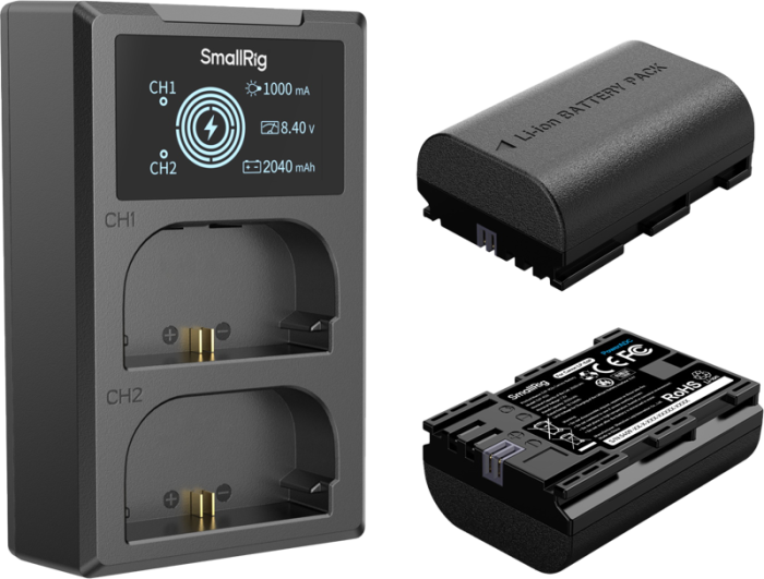 SmallRig 5409 Kit Baterie tip Replace si Incarcator pentru Canon LP-E6P [31]
