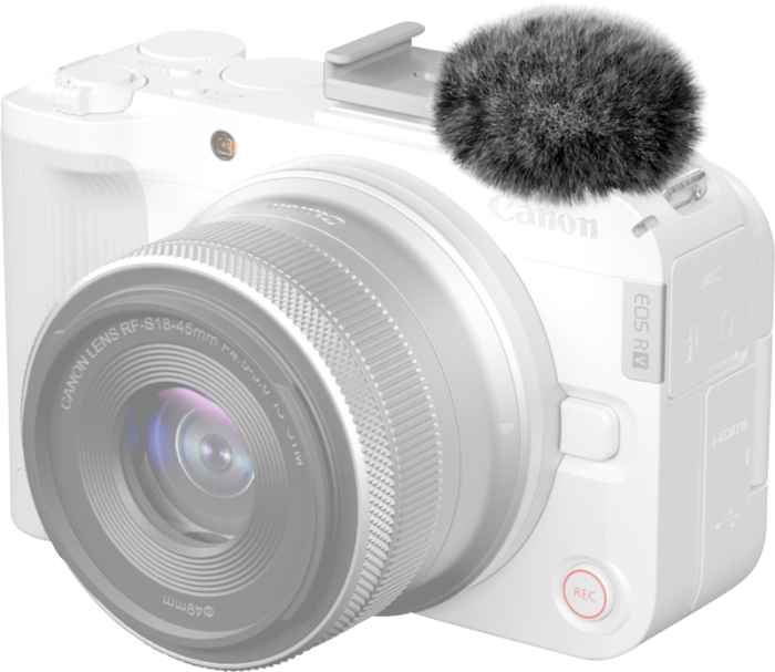 SmallRig 5434 Furry Windscreen Kit for Canon EOS R50 V (2pcs) - Sistem de atenuare a zgomotului pentru EOS R50 (doua bucati) [58]
