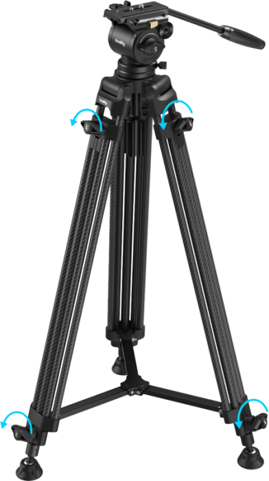 SmallRig 5441 AD14 Trepied de fibra de carbon, pentru sarcini mari [17]