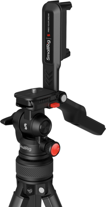 SmallRig 5473 Video Tripod compact din aliaj de aluminiu cu clemă telefon integrată și nivel cu bulă [35]