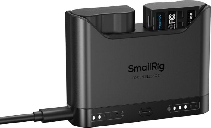 Kit Turbo SmallRig 5486: Încărcător Rapid + 2 Baterii Nikon EN-EL15c [9]