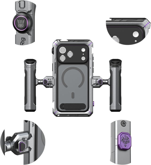 SmallRig 5585 Megatron Edition Mobile Dual Handheld Kit for iPhone 17 Pro [11]