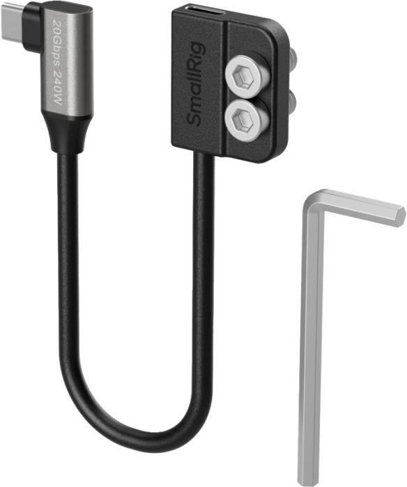 SmallRig 5595  Cablu date USB-C (Male to Female), 20Gbps, 240W [2]
