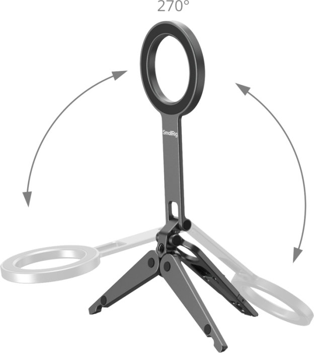 SmallRig 5649 suport magnetic pentru iPhone cu interfață dual-sided și înclinare 270° [47]