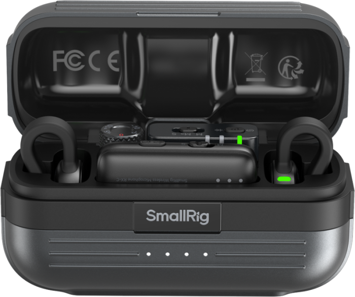 SmallRig S70 5715 wireless microphone system black 2 transmițătoare și receivere [8]