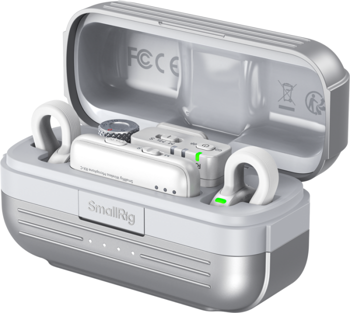 SmallRig 5716 S70 Wireless Microphone with Multi-Device Compatibility (White) [4]