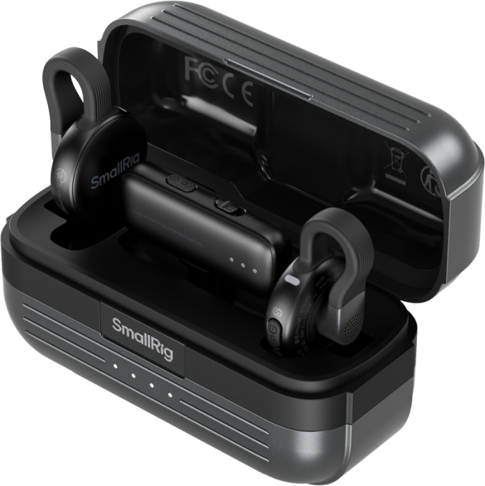 SmallRig 5717 S70-C2 Wireless Microphone with USB-C Adapter for Phones Black – sistem microfon wireless 2 persoane 2.4GHz [2]