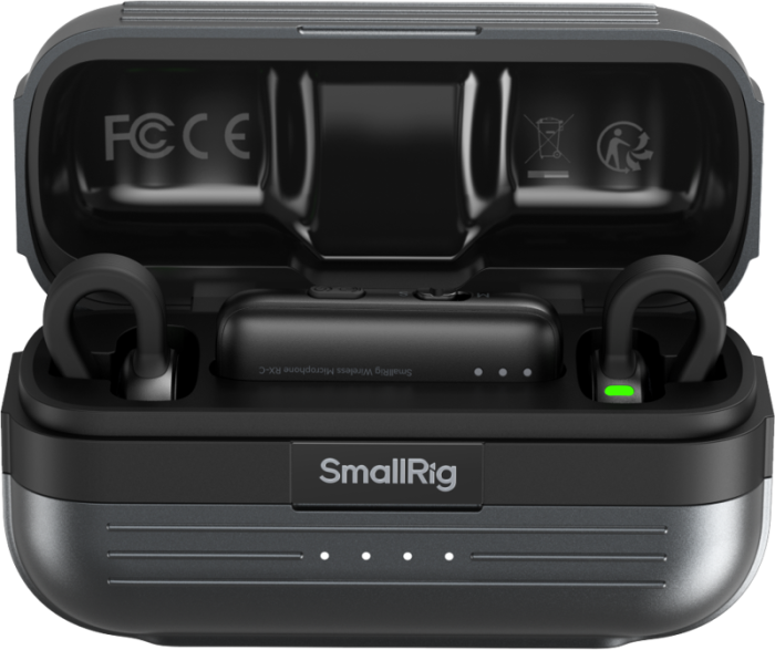 SmallRig 5717 S70-C2 Wireless Microphone with USB-C Adapter for Phones Black – sistem microfon wireless 2 persoane 2.4GHz [3]