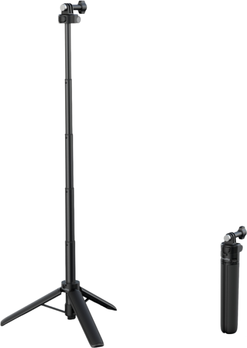 SmallRig 5435 Grip-Tripod for Action Cameras – grip trepied 2-în-1 selfie stick extindere 4 secțiuni 20–55cm, quick release mount dedicat DJI Osmo Action 5 Pro / 4 / 3, cap bilă 360° [2]