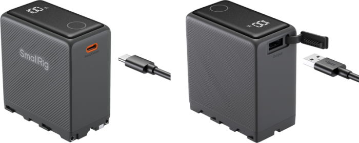 SmallRig 5729 USB-C Rechargable Camera Battery for NP-F970 [16]