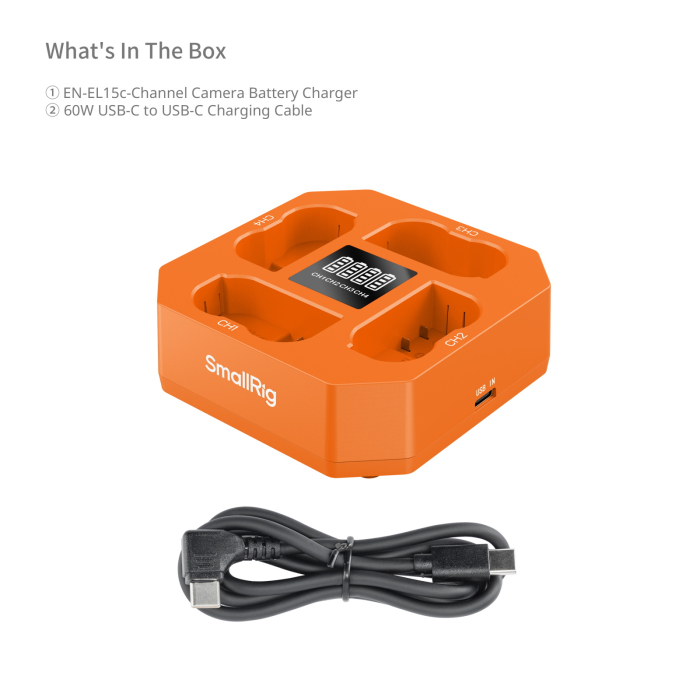 Încărcător baterii SmallRig 5747 – design compact și portabil [8]