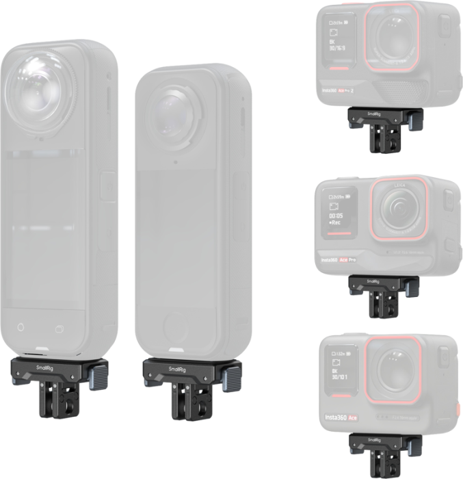 SmallRig 5814 Quick Release Mount Adapter for Insta360 X5 / X4 Air / Ace Pro 2 / Ace Pro / Ace – Adaptor montare Quick Release ultracompact 19g [4]