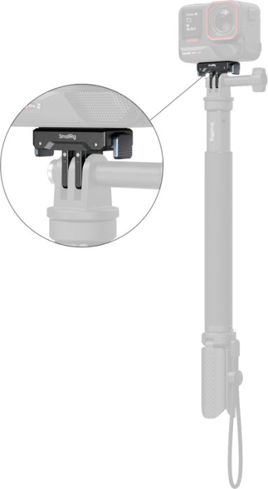 SmallRig 5814 Quick Release Mount Adapter for Insta360 X5 / X4 Air / Ace Pro 2 / Ace Pro / Ace – Adaptor montare Quick Release ultracompact 19g [5]